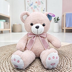 Sevimli Peluş Ayı Pudra 50 cm - 1
