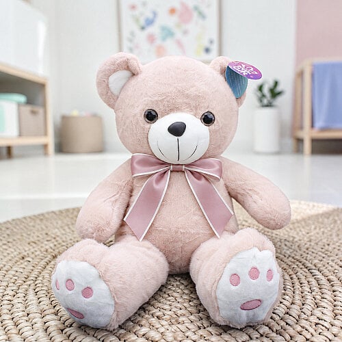 Sevimli Peluş Ayı Pudra 50 cm - Toptanalim