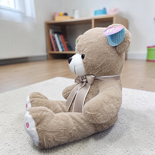 Sevimli Peluş Ayı Vizon 47 cm - Toptanalim (1)