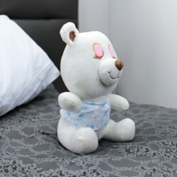 Sevimli Uyku Peluş Ayıcık 25CM Mavi - 3
