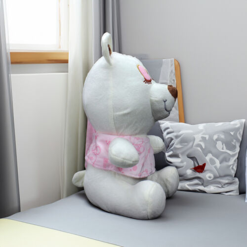 Sevimli Uyku Ayıcık Peluş 25CM Pembe - 3