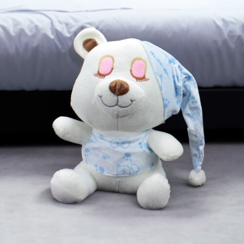 Sevimli Uyku Peluş Ayıcık 30CM Mavi - 1