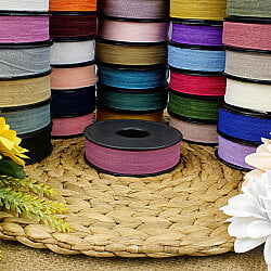 Şifon Kurdele 2,5 cm 20 Metre Mürdüm - 3