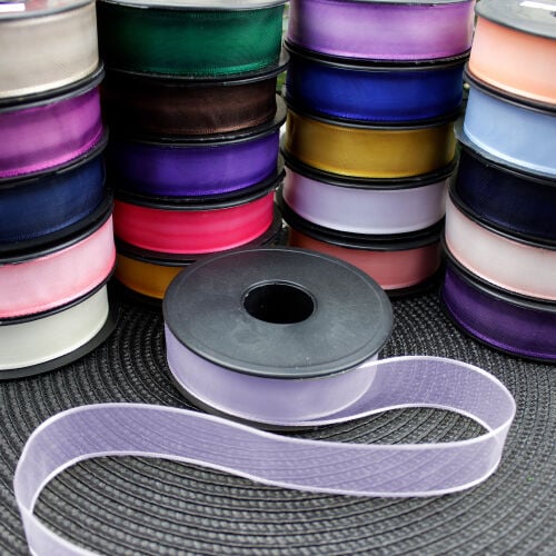 Şifon Kurdele 2,5CM 20MT Beyaz - 2