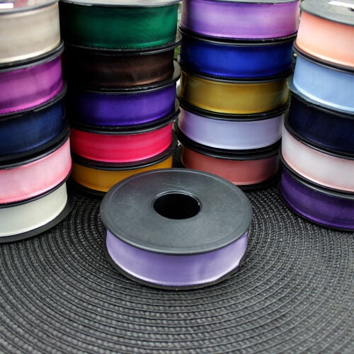 Şifon Kurdele 2,5CM 20MT Beyaz - 3