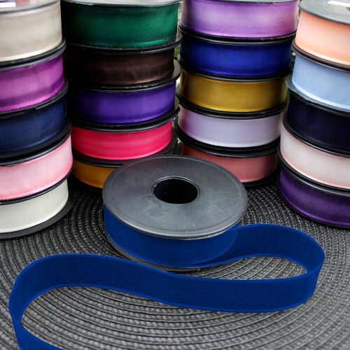 Şifon Kurdele 2,5CM 20MT Lacivert - 2