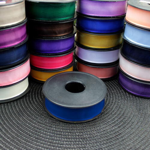 Şifon Kurdele 2,5CM 20MT Lacivert - 3