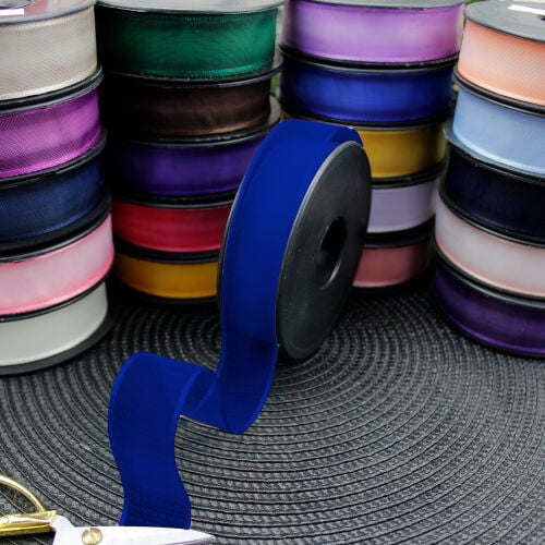 Şifon Kurdele 2,5CM 20MT Lacivert - 1