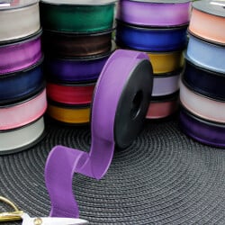 Şifon Kurdele 2,5CM 20MT Lila - 1