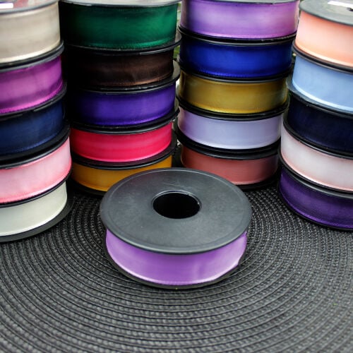 Şifon Kurdele 2,5CM 20MT Lila - 3