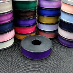 Şifon Kurdele 2,5CM 20MT Mor - 3