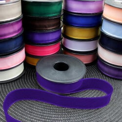 Şifon Kurdele 2,5CM 20MT Mor - 2