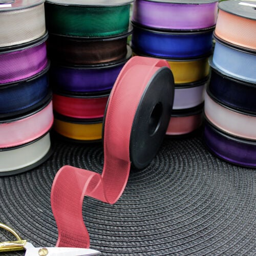 Şifon Kurdele 2,5CM 20MT Somon - 1