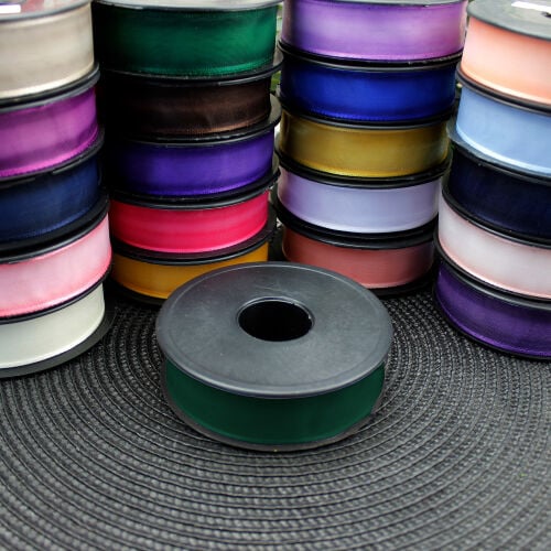 Şifon Kurdele 2,5CM 20MT Yeşil - 3