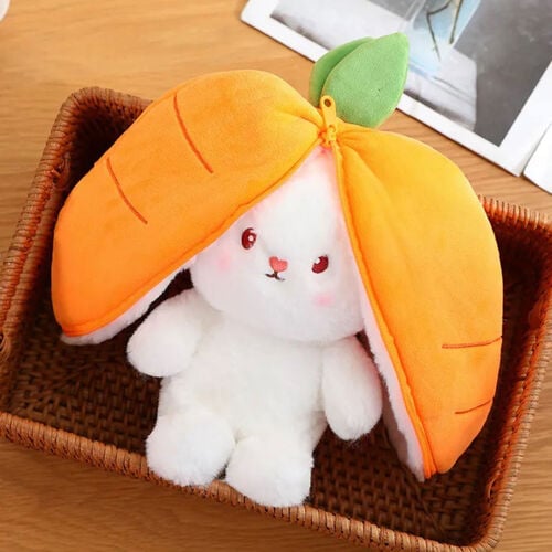 Sürpriz Havuç Tavşan Peluş 28Cm Turuncu - 2