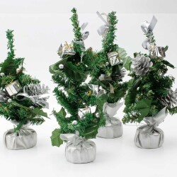 Süslü Yılbaşı Çam Ağacı 25CM - 3