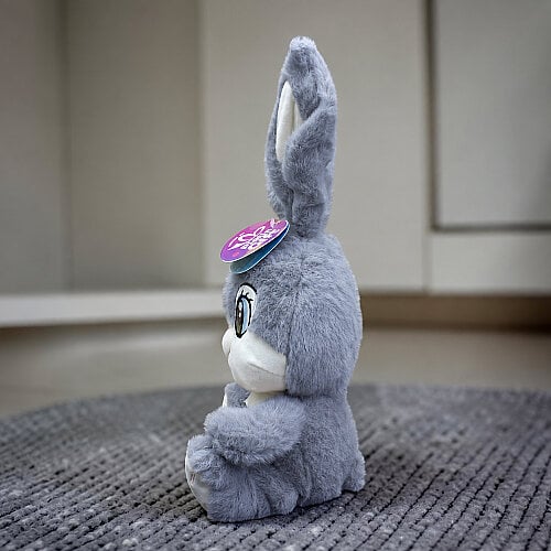 Tavşan Peluş Gri 35 cm - Toptanalim (1)