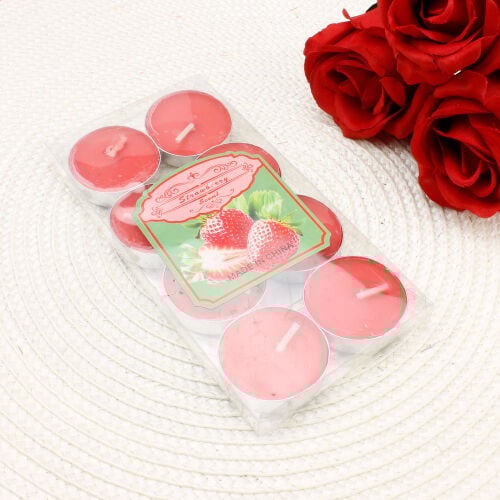 Tealight Mum 8'li Paket Kırmızı - 2