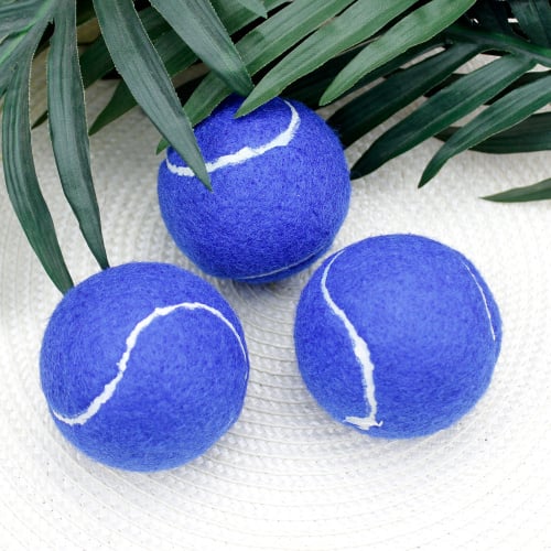 Tenis Topu 3'lü Paket Mavi - 1