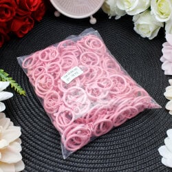 Tetikli Halka Metal Anahtarlık Klipsi Pembe - 3