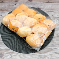 Tombul Tavşan Peluş Anahtarlık Turuncu 12'Li Paket - 4