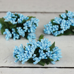 Tomurcuk Çiçek Mavi 120''li Paket - 1