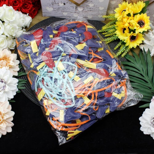 Unicorn Figürlü Çanta Charm Aksesuar Lacivert - Kare Dekor (1)