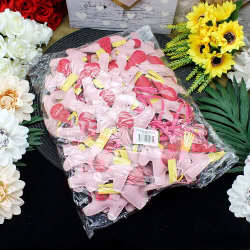 Unicorn Figürlü Çanta Charm Aksesuar Pembe  - Kare Dekor (1)