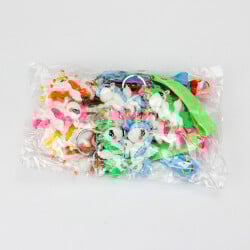 Unicorn Silikon Bileklikli Anahtarlık 12'Li Paket - 3