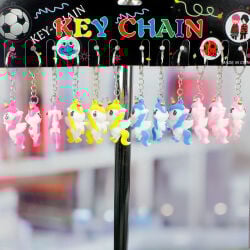 Unicorn Silikon Anahtarlık 12'li Paket - 3