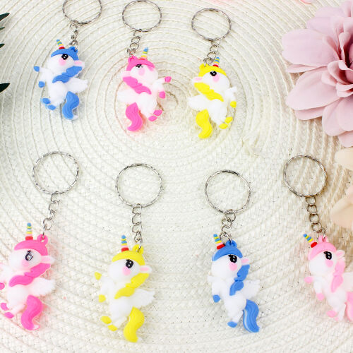 Unicorn Silikon Anahtarlık 12'li Paket - 2