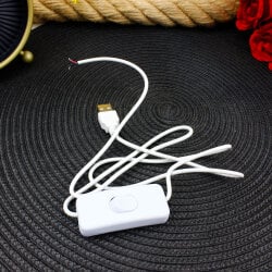 USB Anahtarlı Güç Kablosu - 1