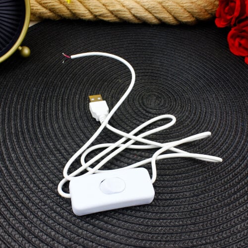USB Anahtarlı Güç Kablosu - Toptanalim