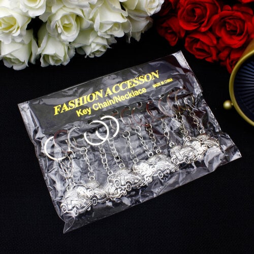 Vosvos Araba Figürlü Metal Anahtarlık 12’li Paket - 4