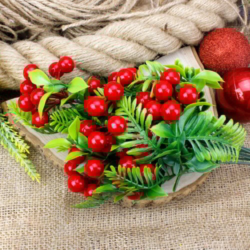 Yapay Kokina Demet 7 Dallı - Kare Dekor (1)