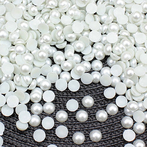 Yarım İnci Beyaz 6 mm 250 gr - Toptanalim (1)