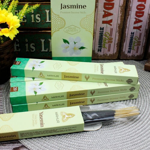 Yasemin Kokulu Premium Tütsü Çubukları - Kare Dekor