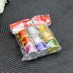 Yılbaşı Ağaç Süsü Renkli Davul 9'lu Paket - 3