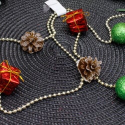 Yılbaşı Ağaç Süsü Renkli Sarkıt Zincir - 2