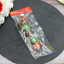 Yılbaşı Ağaç Süsü Renkli Sarkıt Zincir - 3