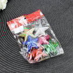 Yılbaşı Ağaç Süsü Renkli Yıldız 6'Lı Paket - 3