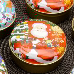 Yılbaşı Mumlu Teneke Kutu Asorti - 2