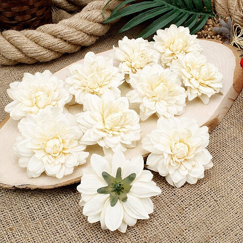 Yıldız Çiçeği Fildişi 8 cm 10’lu Paket - Toptanalim