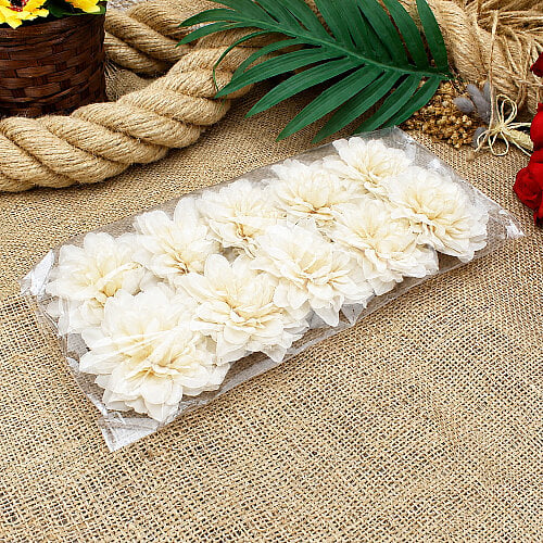 Yıldız Çiçeği Fildişi 8 cm 10’lu Paket - Toptanalim (1)