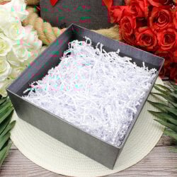 Zigzag Kırpık Kağıt Beyaz - 1