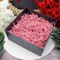 Zigzag Kırpık Kağıt Pembe - 1