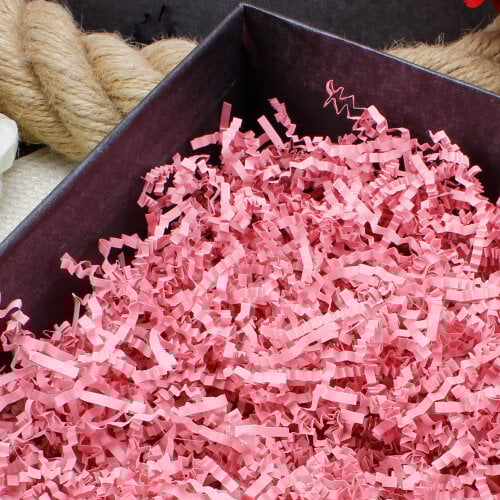 Zigzag Kırpık Kağıt Pembe - Kare Dekor (1)