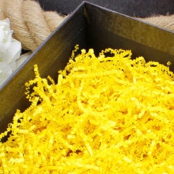 Zigzag Kırpık Kağıt Sarı - 2