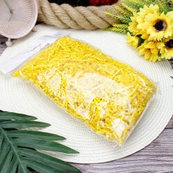 Zigzag Kırpık Kağıt Sarı - 3